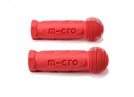 HANDLES RUBBER BRIGHT CORAL