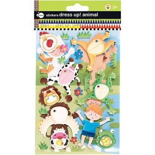 Stickers Dress Up! Animal / Sticker Seti - Hayvanlar